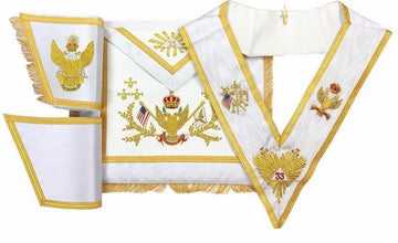 Rose Croix 33rd Degree Hand embroidered Apron